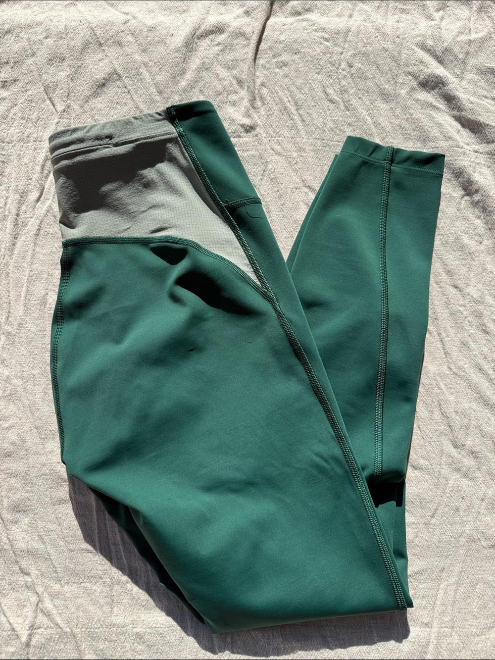 Outdoor Voices Green Leggings FrostKnit 7/8